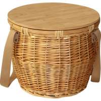 Mark Twain Picknickkorb aus Rattan