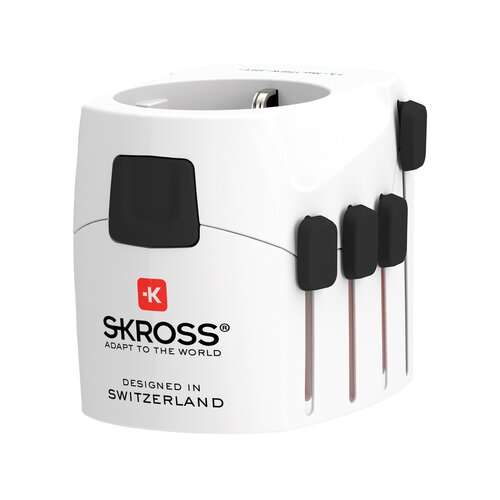 SKROSS Pro 3-Pole World Travel Adapter