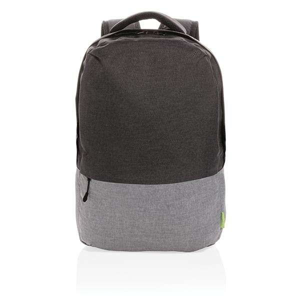 Duo Color RPET 15.6&quot; RFID Laptop-Rucksack, PVC-frei