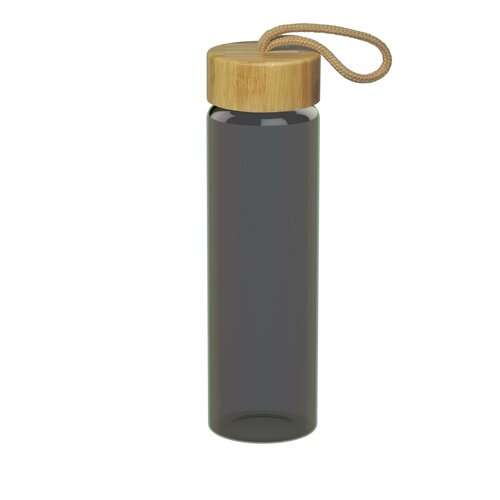 Glasflasche &quot;Bamboo&quot;, 0,65 l, colour