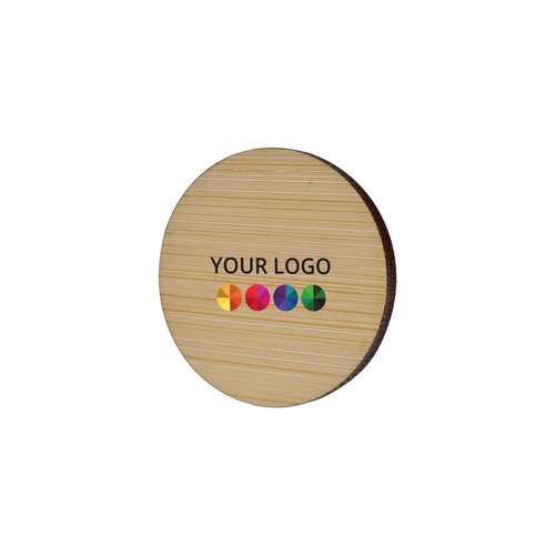 Badge Bamboo Round