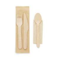 SUYA. Besteck-Set aus Holz