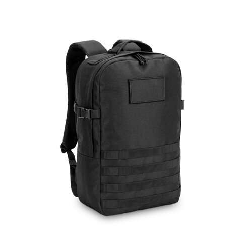 EDINBURGH BPACK. Rucksack im Militärstil aus 600D HD recyceltem Polyester und Innenfutter aus 210D r