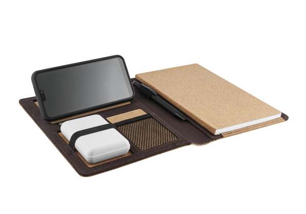 Blackmaxx® &quot;Techportefolio Kork A5&quot; Organizer