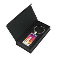 Magnetic Gift Box for Key Ring Curvo, Helsinki, Verso Rectangular