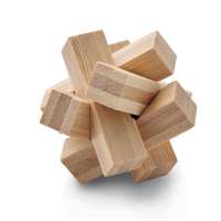 CUBENATS Holzpuzzle/Gehirnjogging Bambus