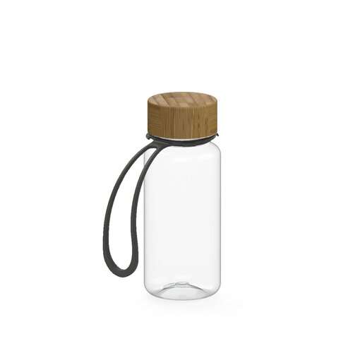 Trinkflasche &quot;Natural&quot;, 400 ml, inkl. Strap