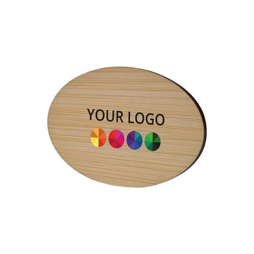 Badge Bamboo Oval