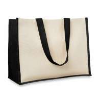 CAMPO DE FIORI Jute/Canvas Shopper 