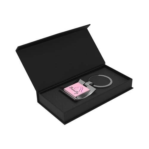 Magnetic Gift Box for Key Ring Luna, Verso Square