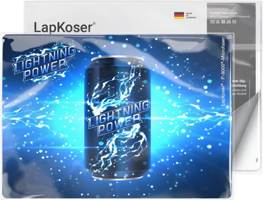LapKoser® 3in1 Notebookpad 21x15 cm, All-Inclusive-Paket, mit