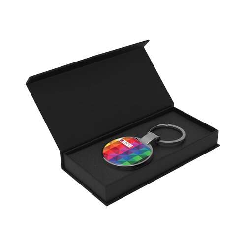 Magnetic Gift Box for Key Ring Verso Round