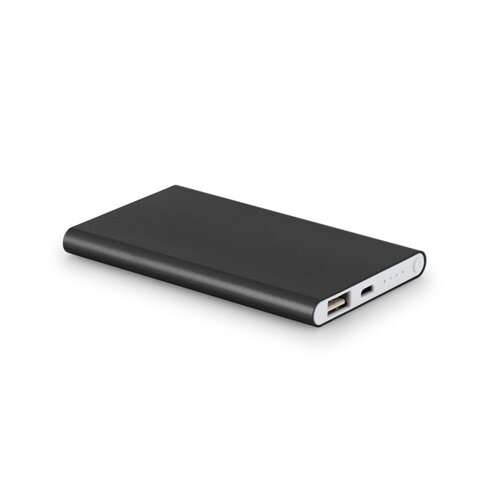 MARCET. Powerbank Slim 4&#039;000 mAh aus Recyceltes Aluminium (100% rAL) und Recyceltes ABS (100% rABS)