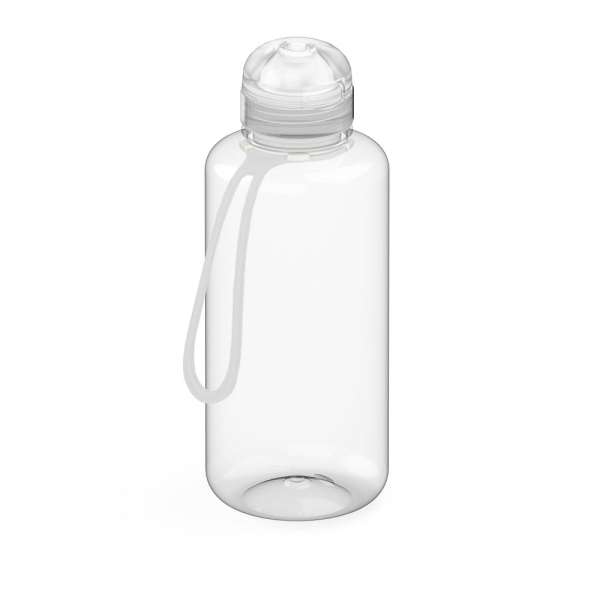 Trinkflasche Sports klar-transparent inkl. Strap 1,0 l
