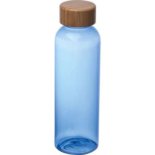 Trinkflasche aus PET mit Bambusdeckel, 500ml