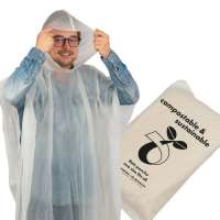 Kompostierbarer Regenponcho Fleurus