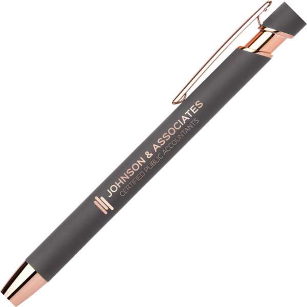 Prince Soft-Touch Rose Gold Spiegel Stylus - Gravur