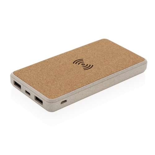 Kork und Weizen 8.000 mAh Wireless Powerbank