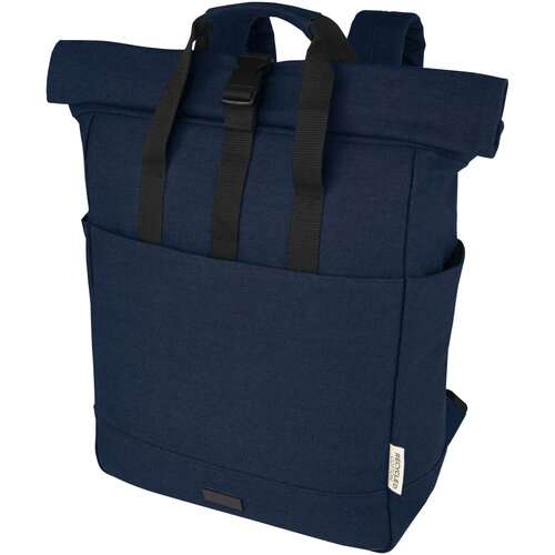 Joey 15&quot; GRS Rolltop Laptoprucksack aus recyceltem Canvas 15 L