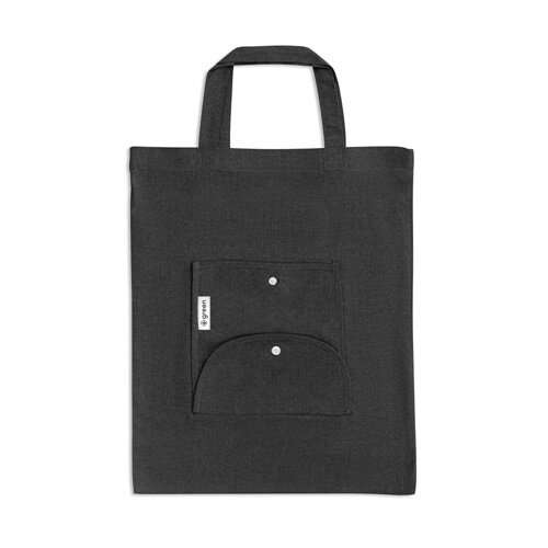 SIENA. Faltbare Tasche aus Baumwolle (50%), receycelte Baumwolle (30%) und Polyester (20% rPET) (140